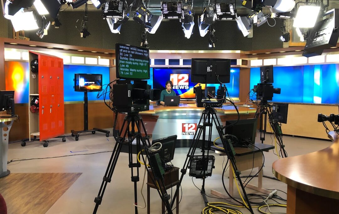 Television News Studio
