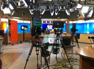 Television News Studio
