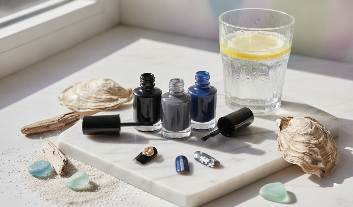 Ontdek hoe je donkere nagellak in de zomer stijlvol draagt