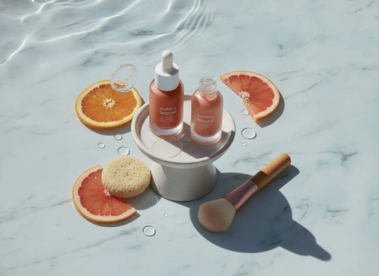 Zo krijg je natuurlijke zomerse gloed met waterige bronzer en blush