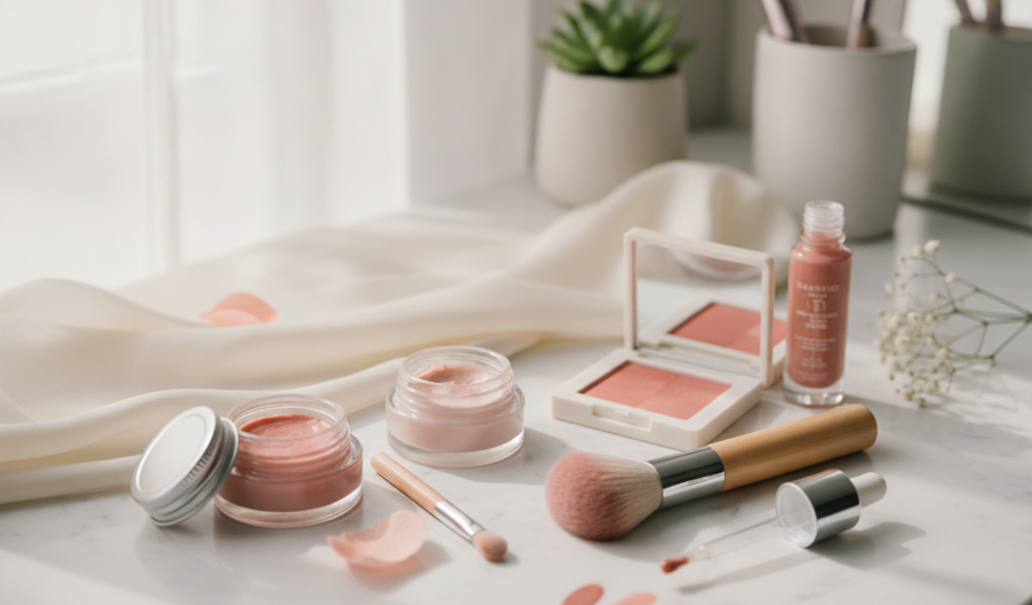 Verschillende soorten blush voor een natuurlijk resultaat